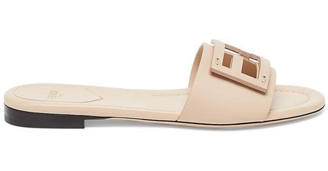 fendi slides saks fifth avenue|Fendi slide sandals.